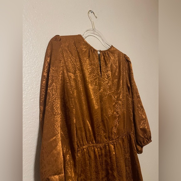 Sandra Darren Rattle Snake Silk Dress - Picture 7 of 11